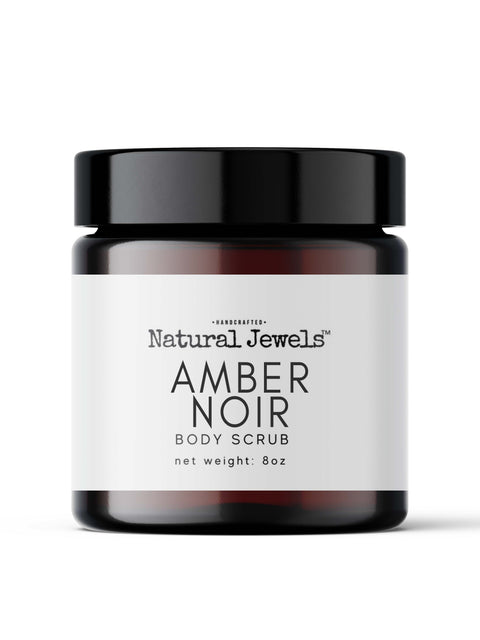 Amber Noir Body Scrub – Signature Collection, 8 oz