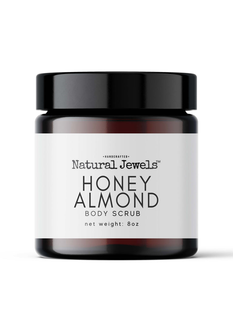 Honey Almond Body Scrub – Signature Collection, 8 oz