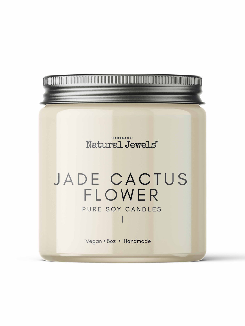 Jade Cactus Flower Soy Wax Candle
